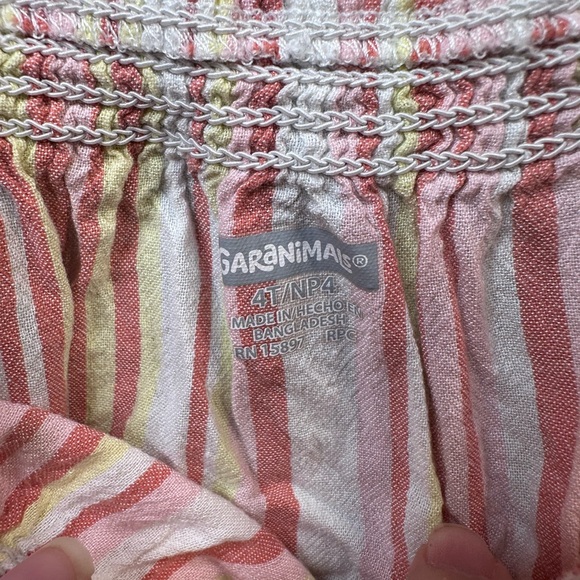 Garanimals Pink, White, and Yellow Striped Top - Picture 3 of 3